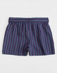 WHITE FAWN Stripe Tie Waist Girls Shorts image number 2