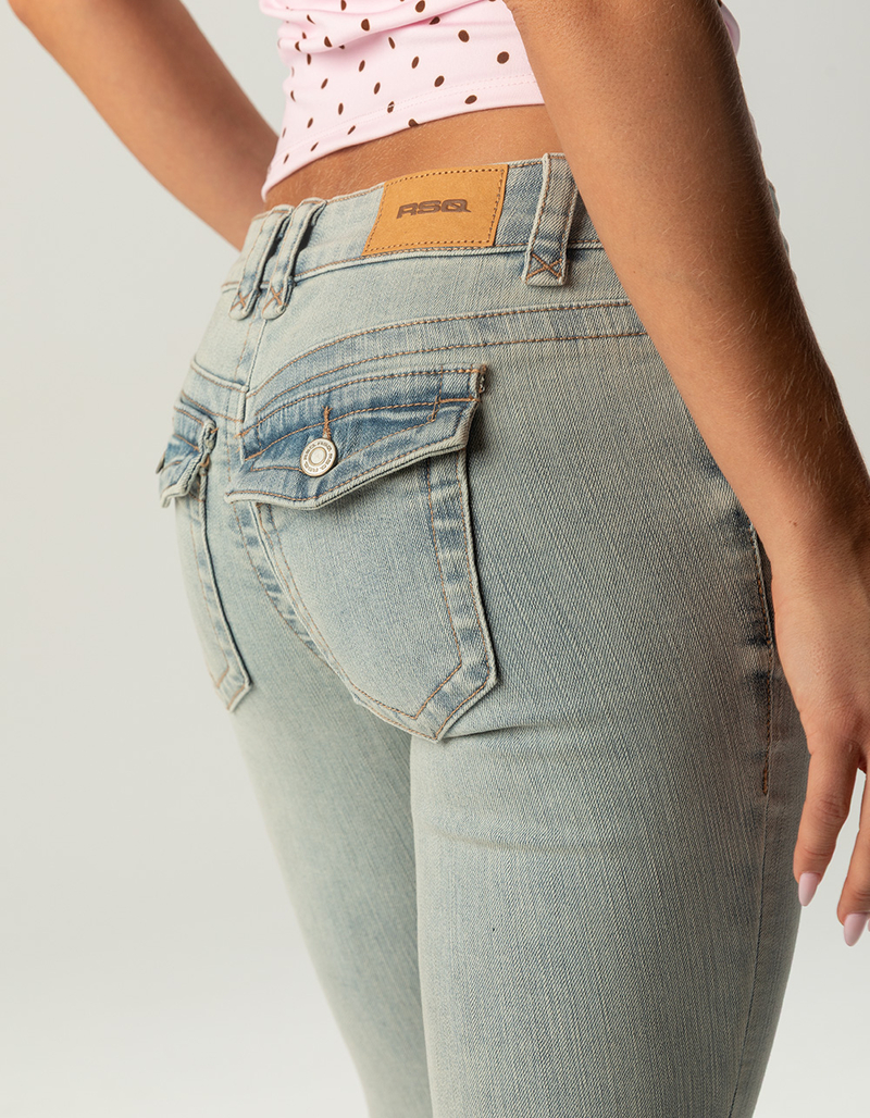 RSQ Low Rise Womens Bootcut Jeans image number 4