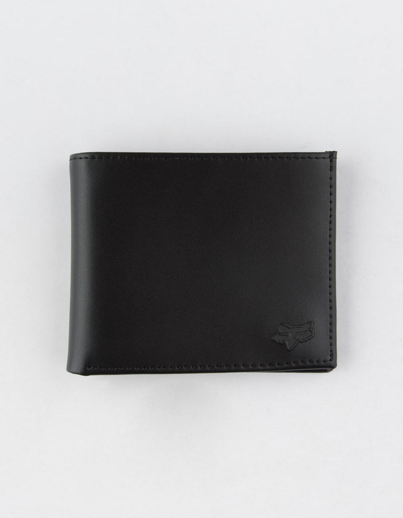 FOX Leather Bifold Black Wallet image number 0