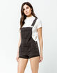 RSQ Denim Black Womens Shortalls image number 2
