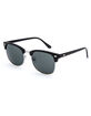 BLUE CROWN Basic Half Rim Black Sunglasses image number 1
