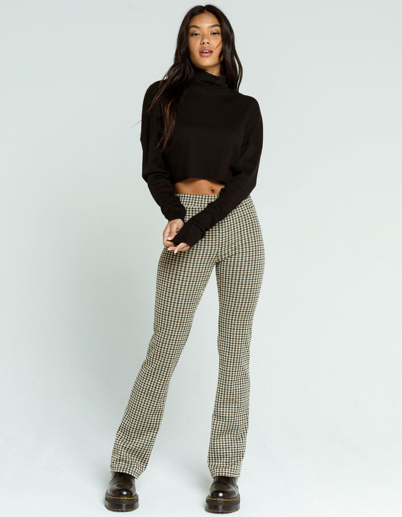 SKY AND SPARROW Womens Black Turtleneck image number 3