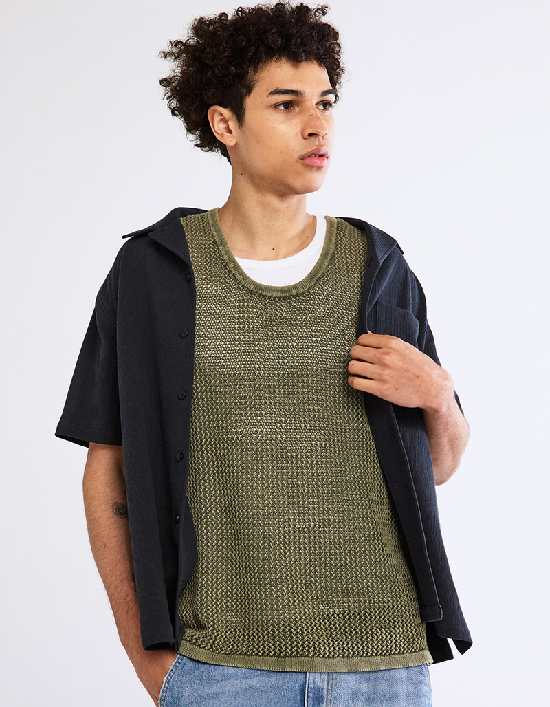 RSQ Mens Crochet Tank Top image number 0