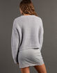 RSQ Womens Crop Lurex Pullover Sweater image number 5