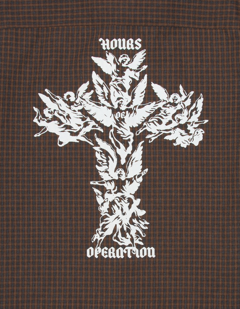 HOURS OF OPERATION After Hours Mens Button Up Shirt image number 2