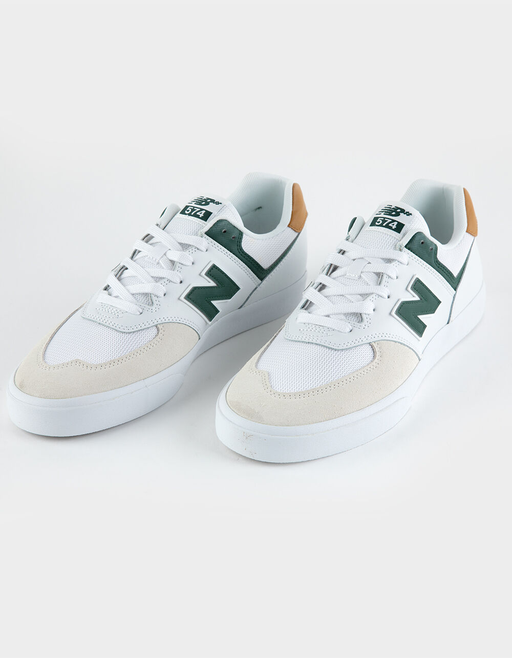 NEW BALANCE Numeric 574 Vulc Mens Shoes - WHT/GREEN | Tillys