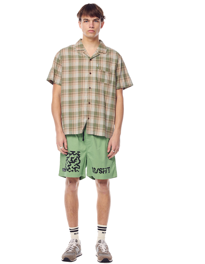 MISFIT SHAPES Final Zodiac Mens Button Up Shirt image number 4