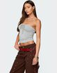 EDIKTED Annelise Strapless Top image number 3