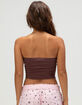 BOZZOLO Lace Trim Womens Tube Top image number 4