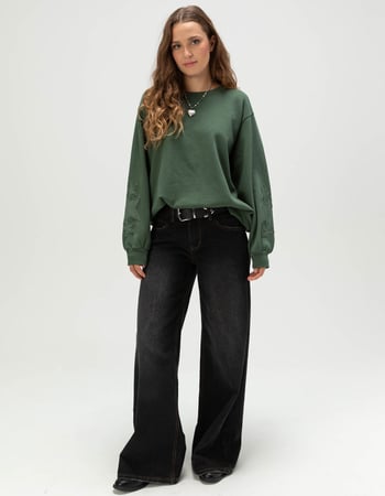NECTAR CLOTHING Star Womens Crewneck Sweatshirt Alternative Image