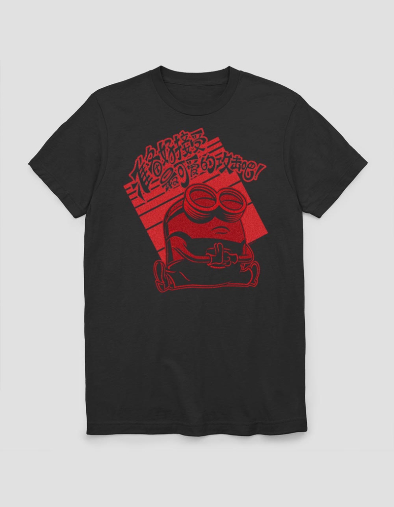 MINIONS Bold Kanji Unisex Tee image number 0