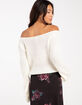 RSQ Womens Off The Shoulder Sweater image number 5