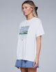 FULL TILT San Tropez Womens Boyfriend Tee image number 3