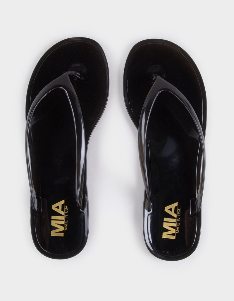 MIA Nyah Womens Jelly Flip Flops image number 4