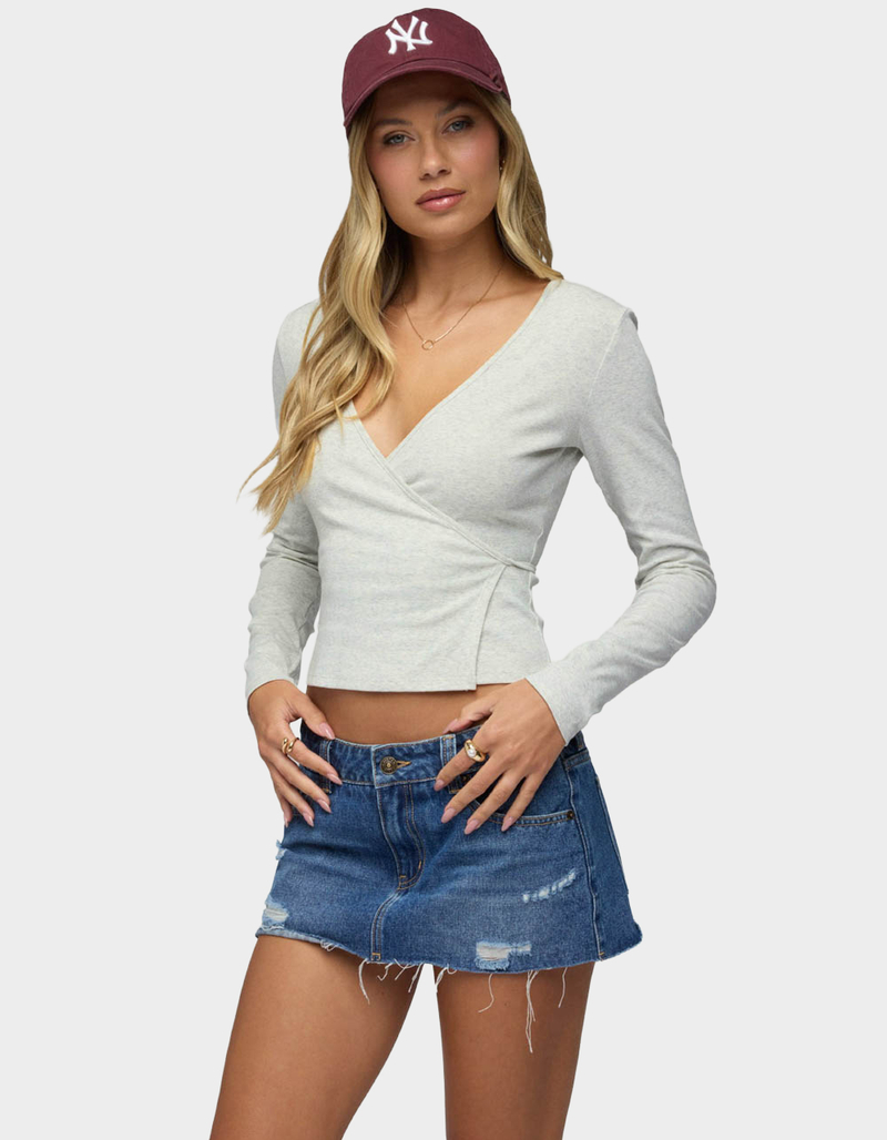 EDIKTED Fonteyn Wrap Top image number 1