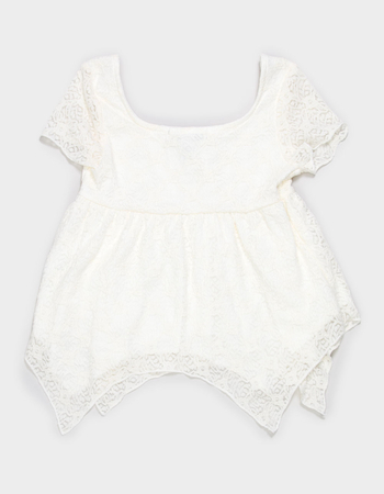 RSQ Girls Texture Babydoll Top Alternative Image