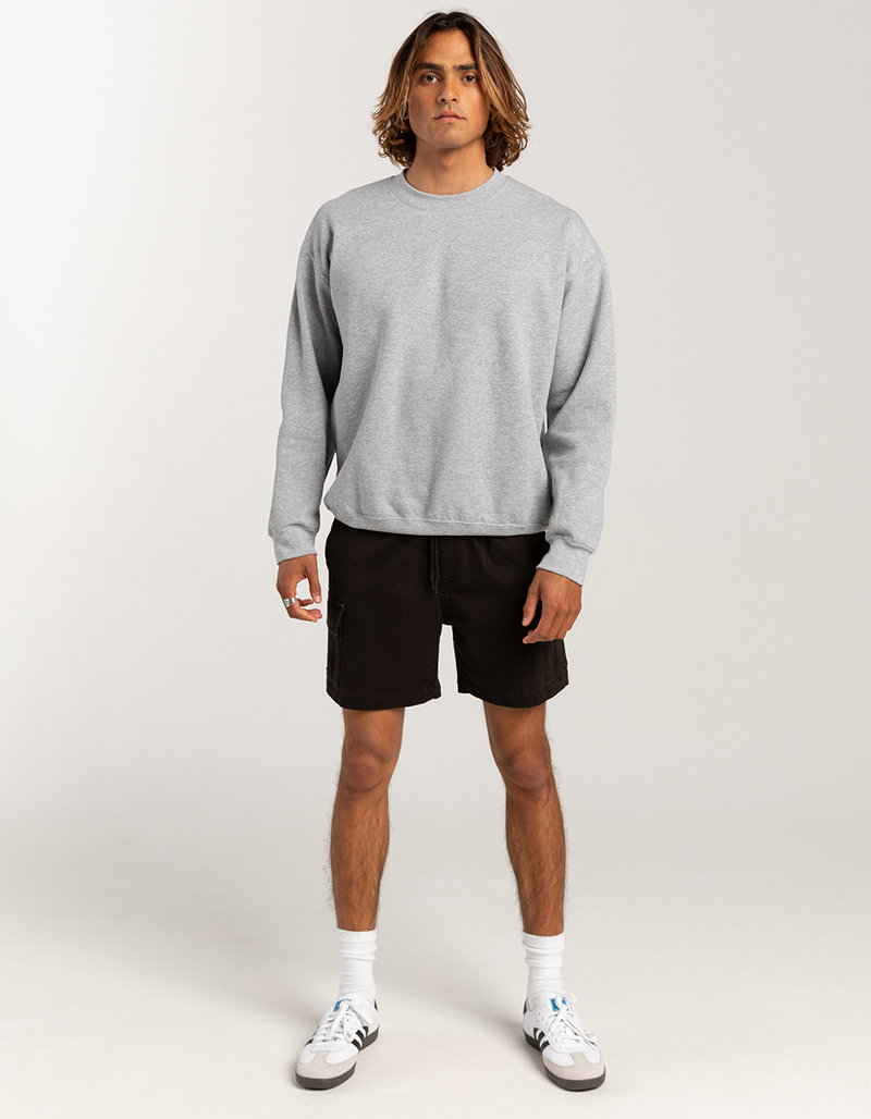 RSQ Mens Cargo Twill Pull On Shorts image number 8