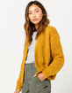 COCO & JAIMESON Mustard Womens Cardigan image number 2