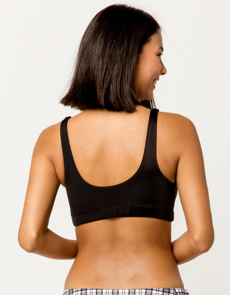 RVCA Solid Tank Black Bikini Top image number 2