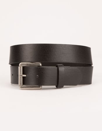 Basic Bonded Faux Mens Leather Belt Primary Image