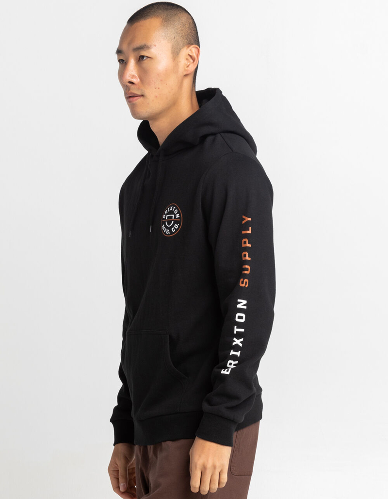 BRIXTION Crest Mens Hoodie image number 3