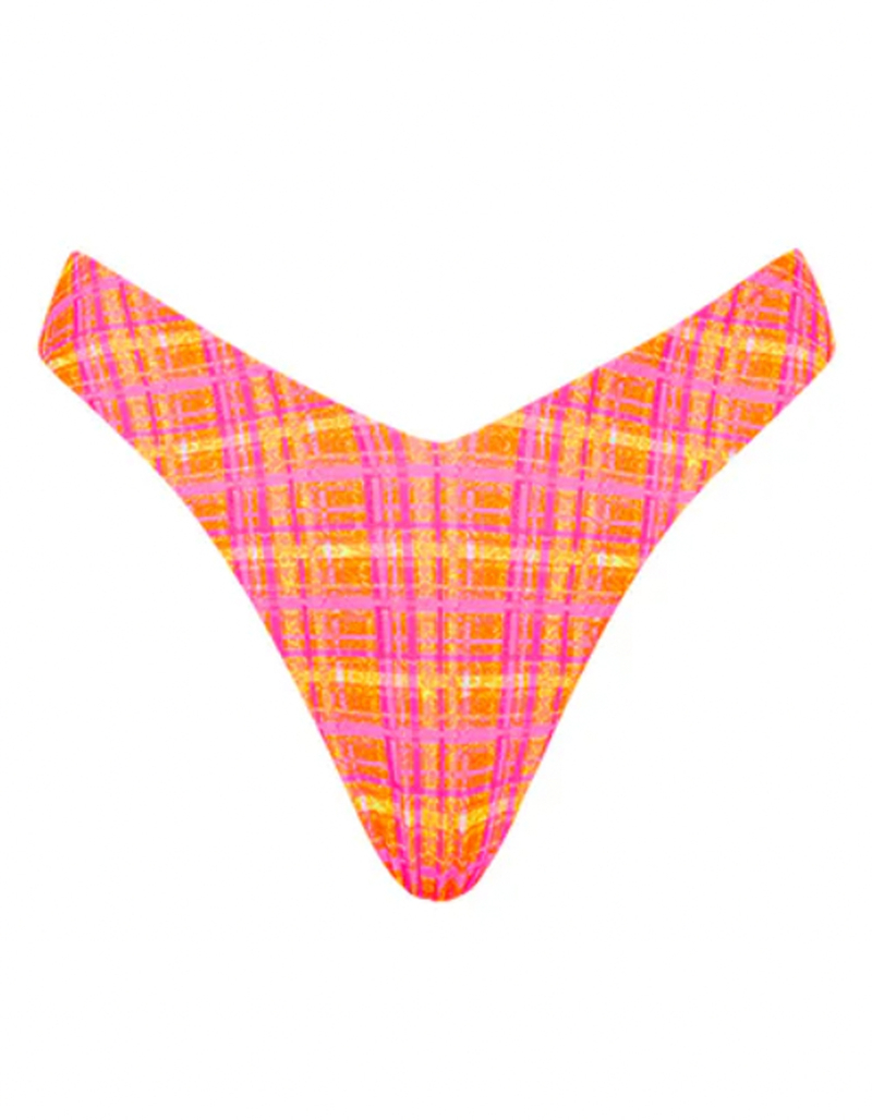 KULANI KINIS Y Cheeky Bikini Bottoms - ORANGE | Tillys