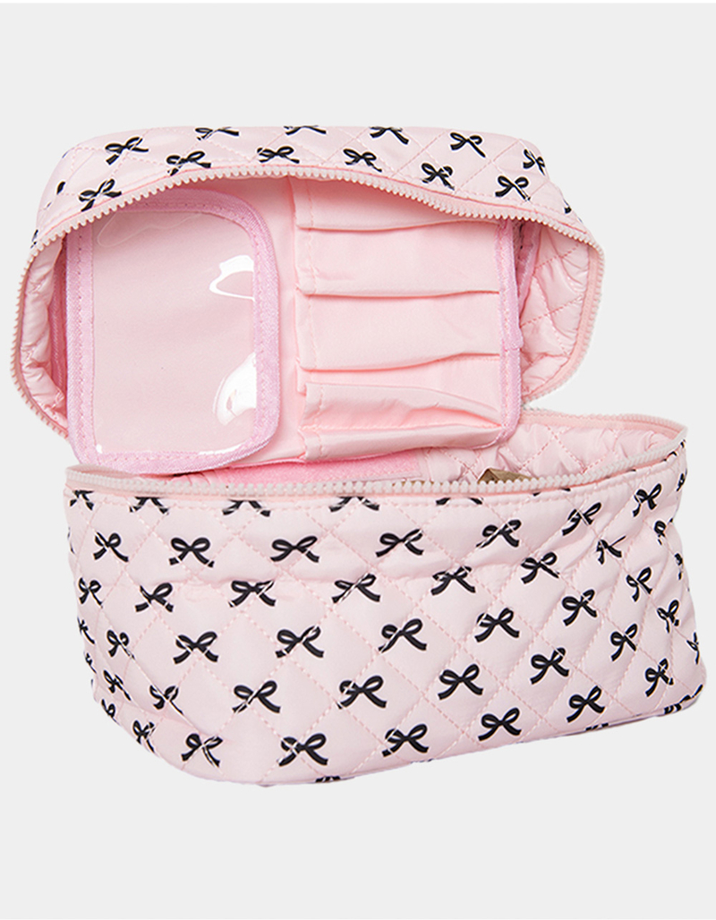KATYDID Mini Black Bows Make Up Bag image number 2