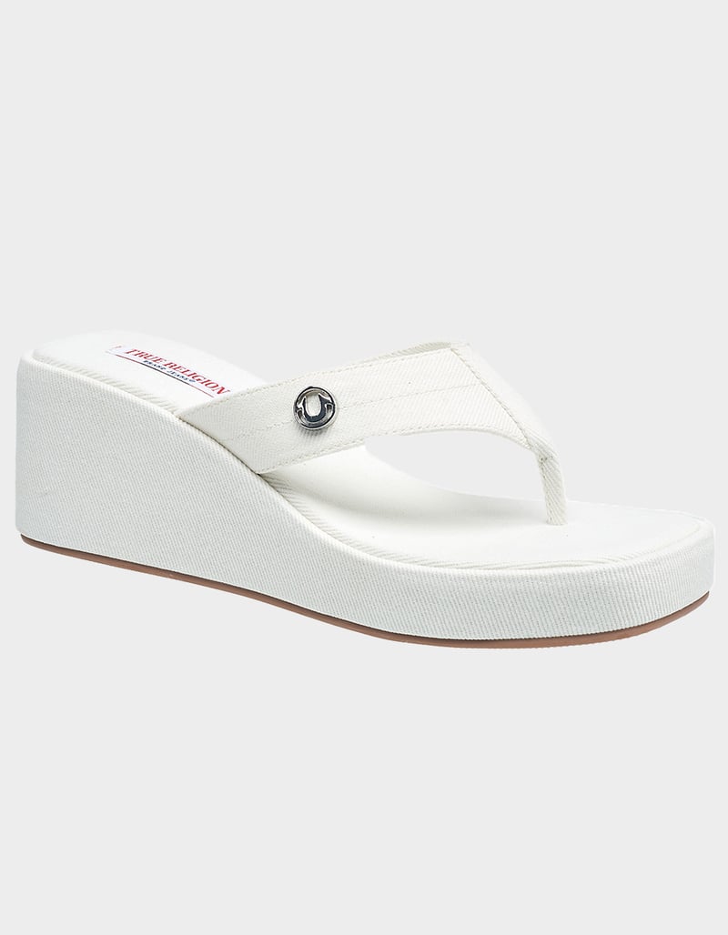 TRUE RELIGION Latto Slip-On Womens Wedge Sandal image number 0