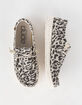 HEY DUDE Wendy Woven Cheetah Grey Womens Slip On Shoes image number 5