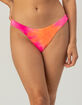 FULL TILT Tie Dye High Leg Cheekier Bikini Bottoms image number 2