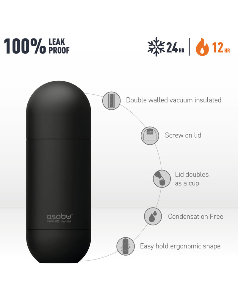 ASOBU Orb 14oz Water Bottle image number 2