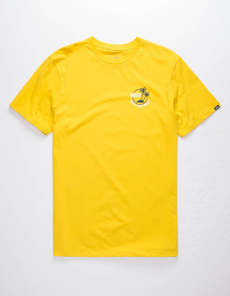 VANS Mini Dual Palm III Mustard Mens T-Shirt image number 1
