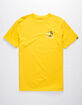 VANS Mini Dual Palm III Mustard Mens T-Shirt image number 2