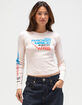 TILLYS x NASCAR Womens Long Sleeve Baby Tee image number 1