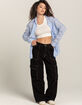 RSQ Womens Baggy Cargo Pants image number 5