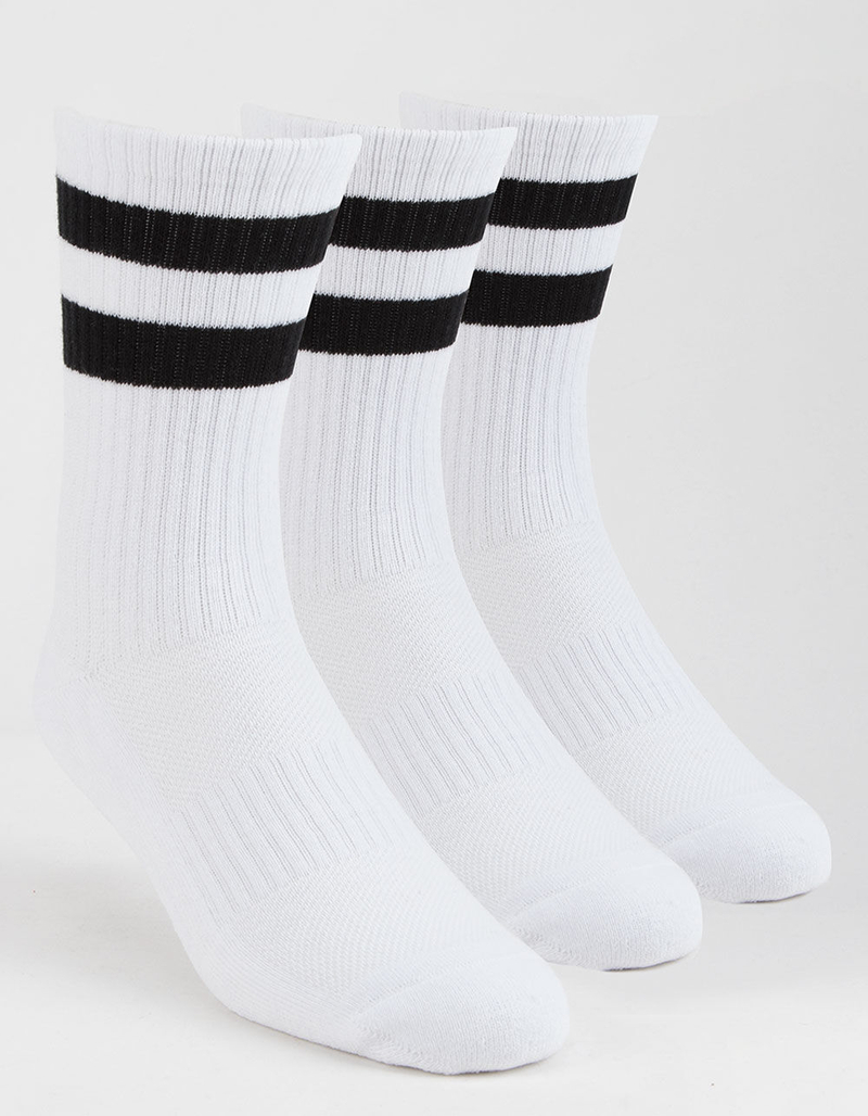 PAIR OF THIEVES 3 Pack Black & White Womens Crew Socks image number 0