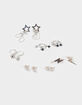FULL TILT 6 Pack Star Heart Chain Earrings image number 1