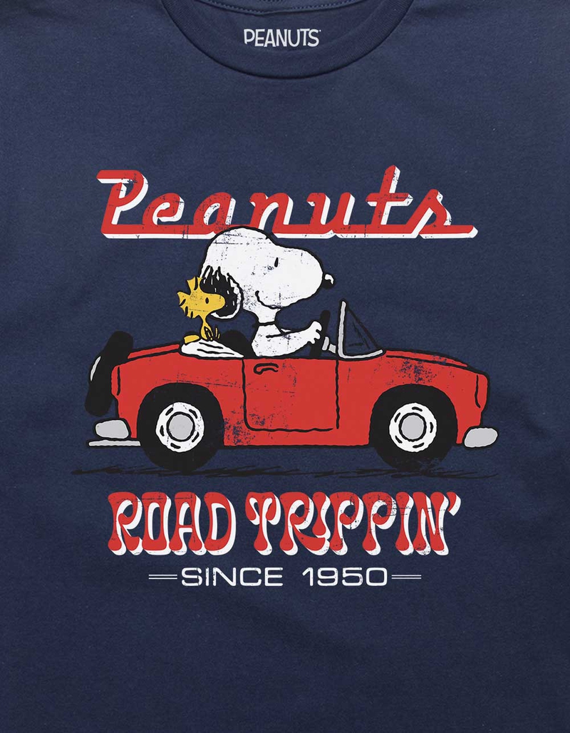 PEANUTS Road Trip Distressed Unisex Tee image number 1