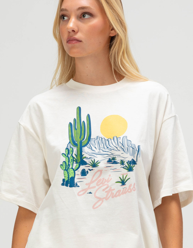 LEVI'S Short Stack Womens Oversized Tee image number 3