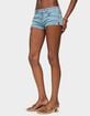 EDIKTED Jagger Low Rise Denim Shorts image number 2