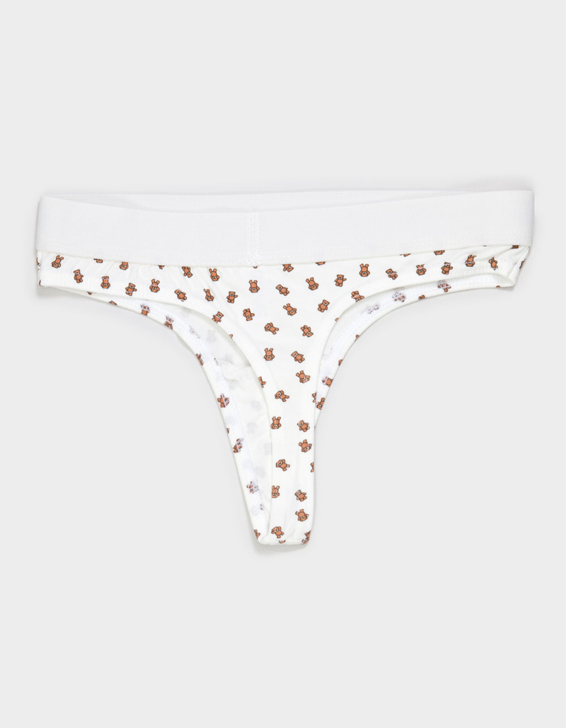 FULL TILT Waistband Cotton Thong image number 1