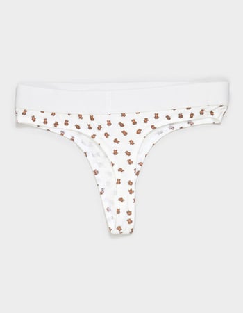 FULL TILT Waistband Cotton Thong Alternative Image