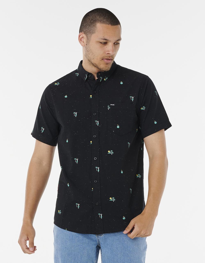 RIP CURL Skelly Breach Mens Short Sleeve Shirt image number 0