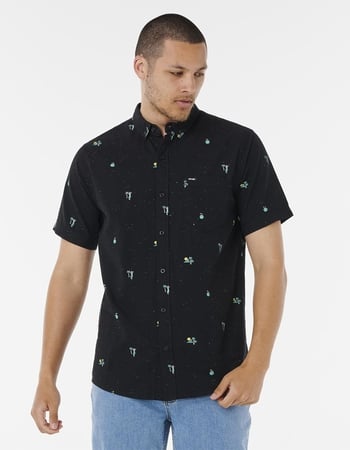 RIP CURL Skelly Breach Mens Short Sleeve Shirt RIP CURL Skelly Breach Mens Short Sleeve Shirt Primary Image
