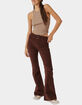 FREE PEOPLE Jayde Womens Flare Corduroy Pants image number 1