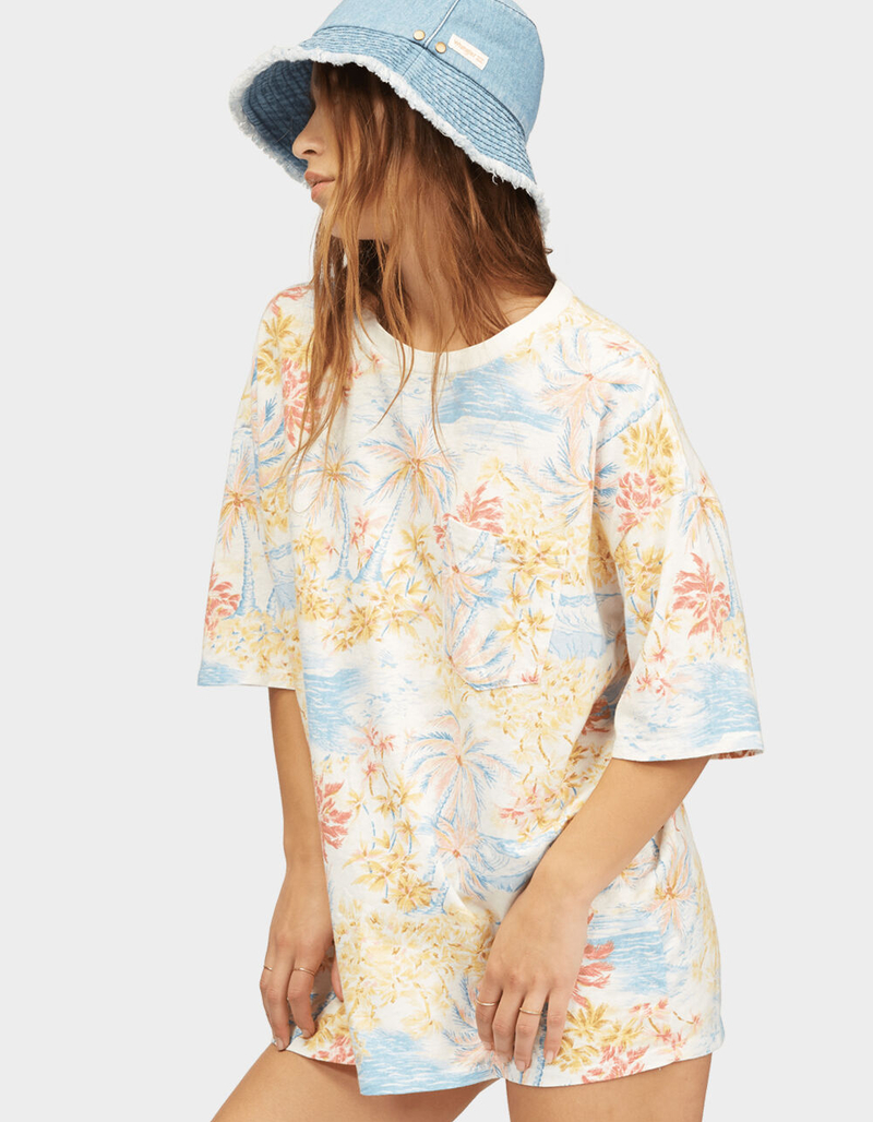 BILLABONG x Wrangler Western Shores Womens Oversized Tee image number 1
