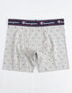 CHAMPION C Logo Printed Heather Gray Mens Boxer Briefs image number 1