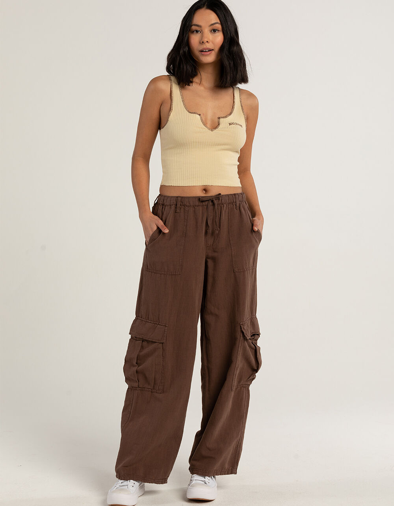 BDG Urban Outfitters Luca Womens Linen Cargo Pants image number 5