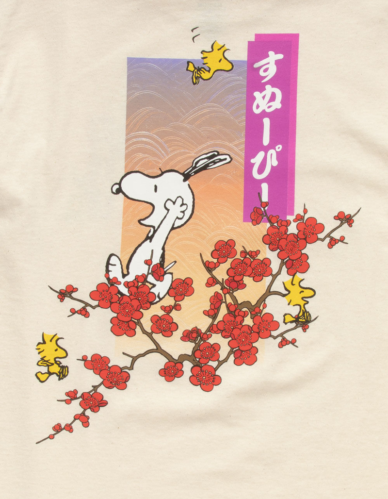 PEANUTS Snoopy Cherry Blossom Mens Tee image number 2