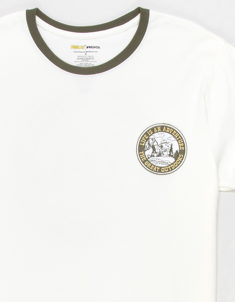 RSQ x Peanuts Outdoor Mens Shrunken Tee image number 5